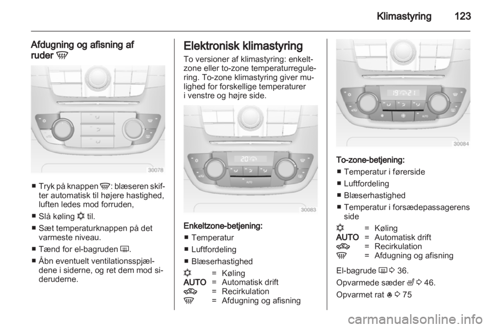 OPEL INSIGNIA 2012.5  Instruktionsbog (in Danish) 