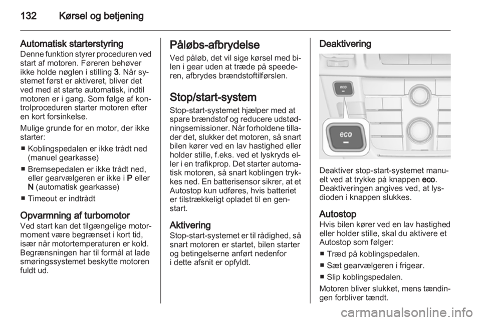 OPEL INSIGNIA 2012.5  Instruktionsbog (in Danish) 