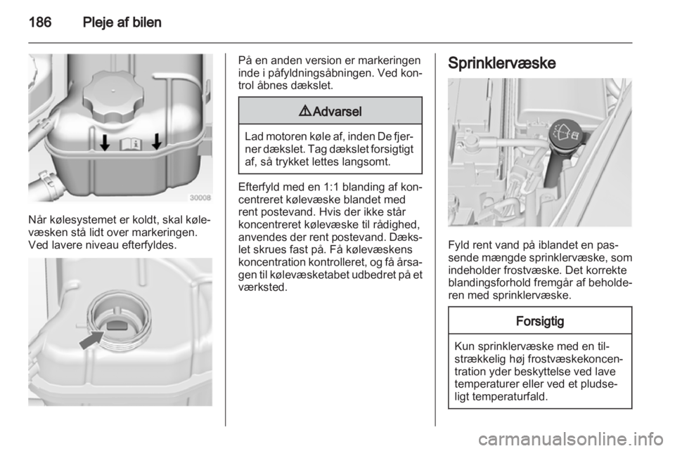 OPEL INSIGNIA 2012.5  Instruktionsbog (in Danish) 