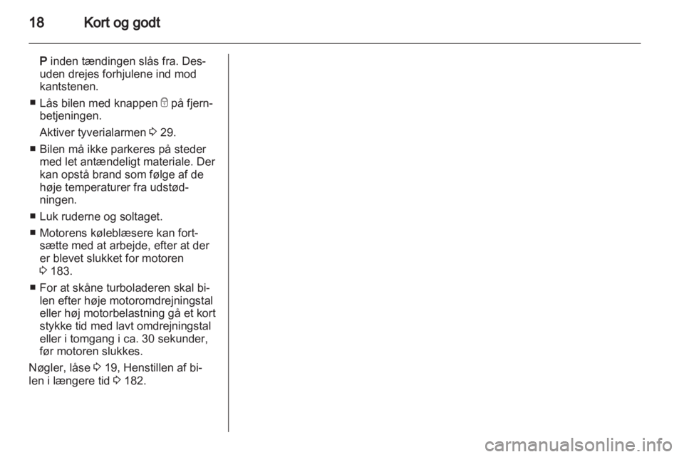 OPEL INSIGNIA 2012.5  Instruktionsbog (in Danish) 