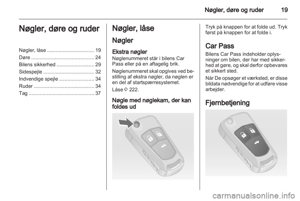 OPEL INSIGNIA 2012.5  Instruktionsbog (in Danish) 