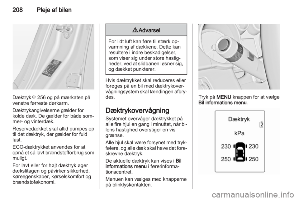 OPEL INSIGNIA 2012.5  Instruktionsbog (in Danish) 