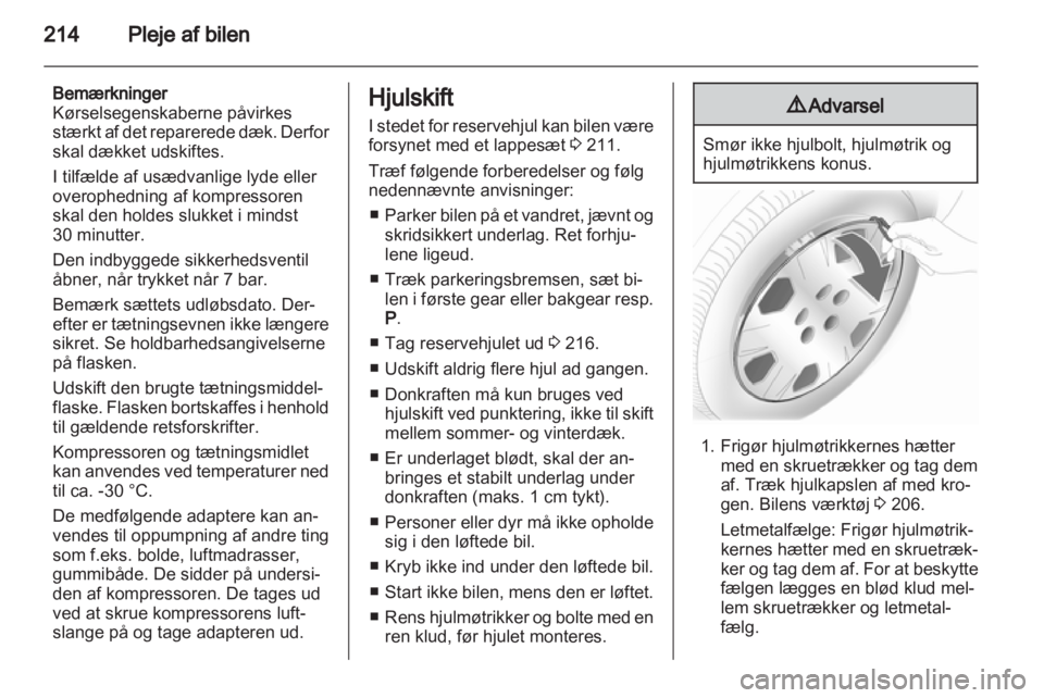 OPEL INSIGNIA 2012.5  Instruktionsbog (in Danish) 