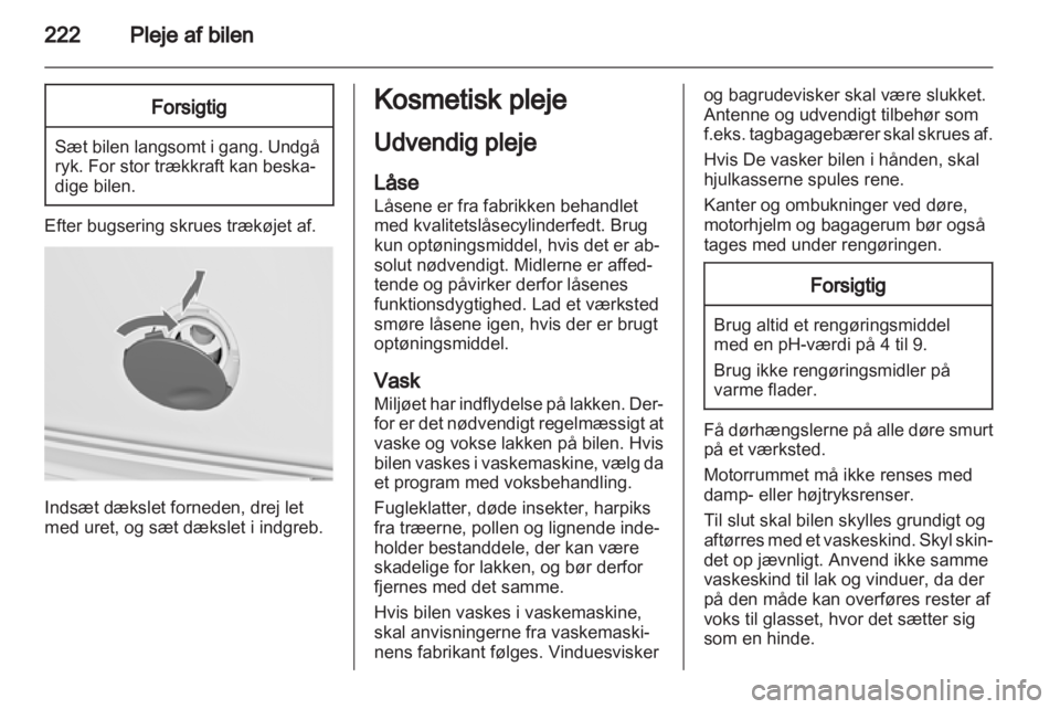 OPEL INSIGNIA 2012.5  Instruktionsbog (in Danish) 