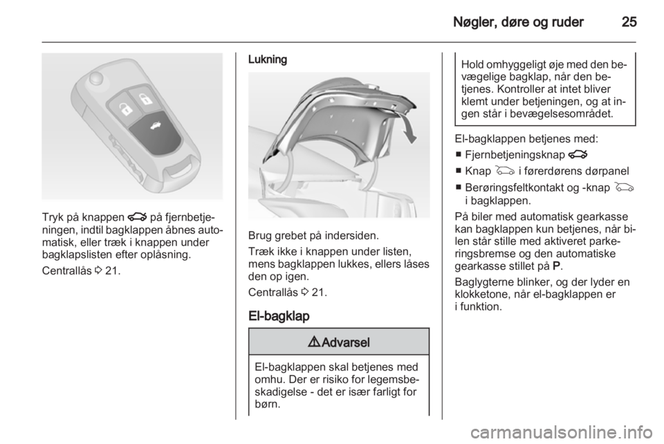 OPEL INSIGNIA 2012.5  Instruktionsbog (in Danish) 