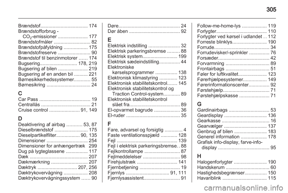 OPEL INSIGNIA 2012.5  Instruktionsbog (in Danish) 