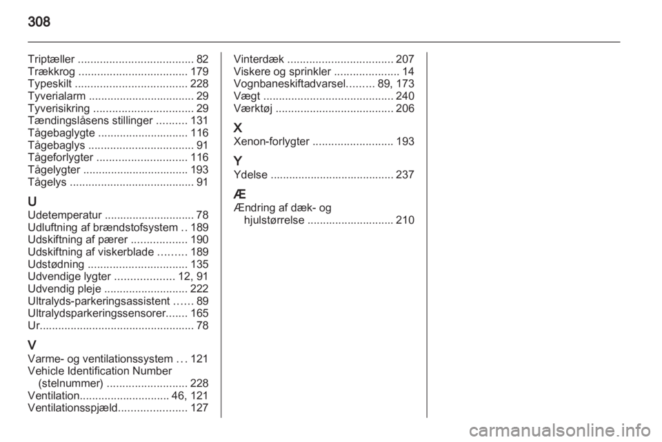 OPEL INSIGNIA 2012.5  Instruktionsbog (in Danish) 