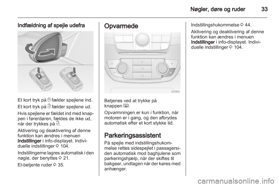 OPEL INSIGNIA 2012.5  Instruktionsbog (in Danish) 