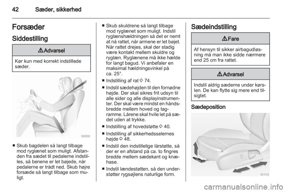 OPEL INSIGNIA 2012.5  Instruktionsbog (in Danish) 
