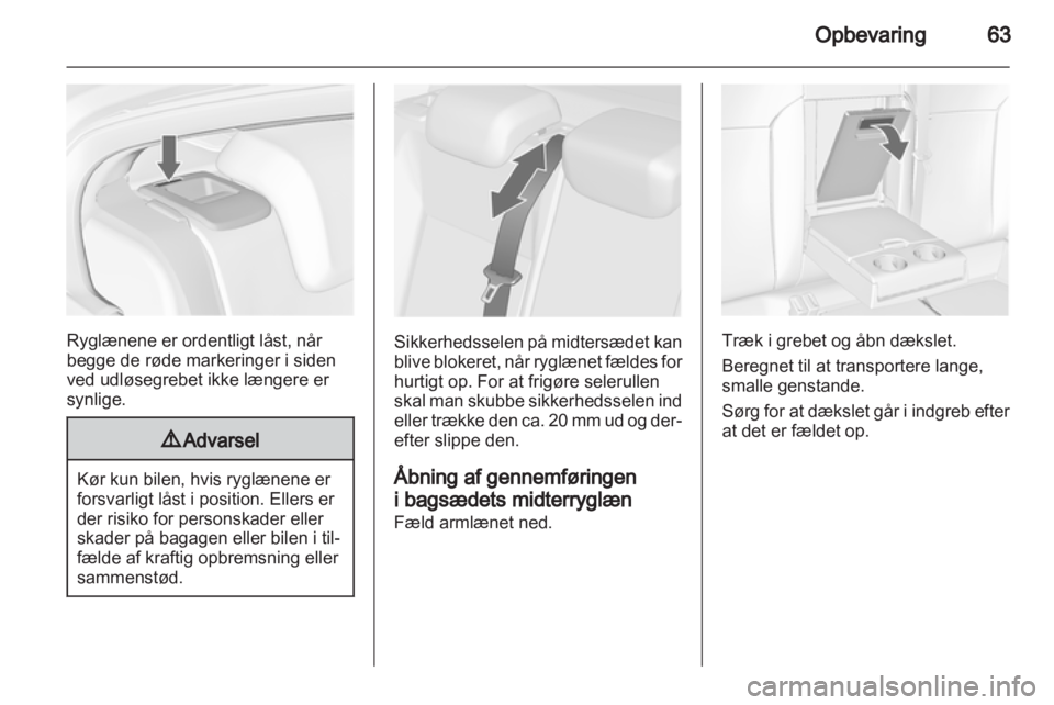 OPEL INSIGNIA 2012.5  Instruktionsbog (in Danish) 