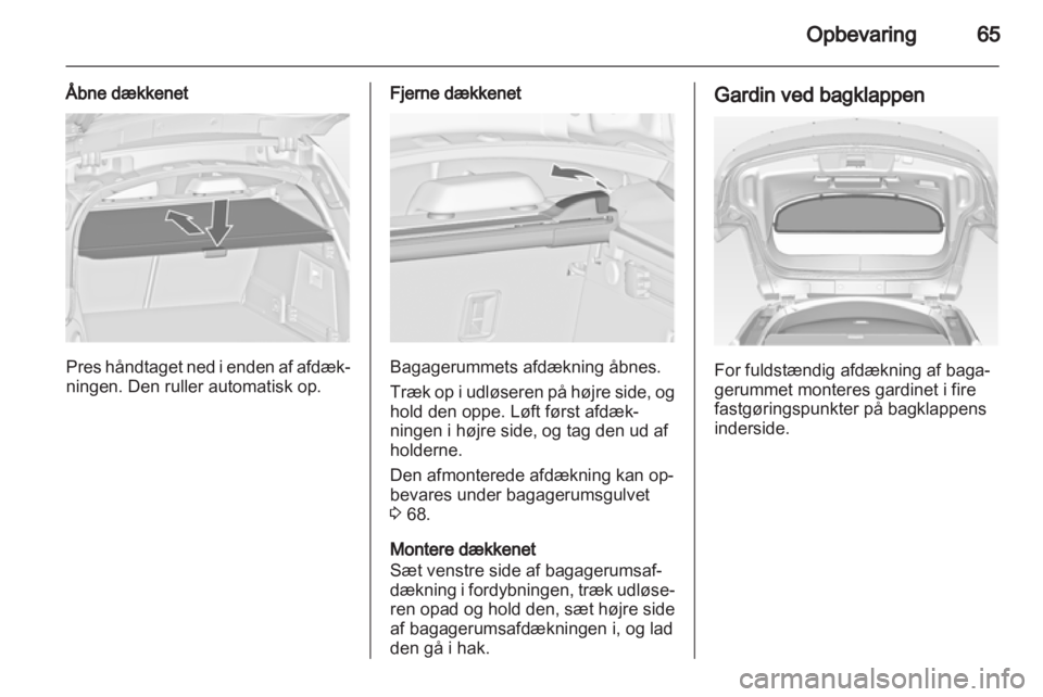 OPEL INSIGNIA 2012.5  Instruktionsbog (in Danish) 