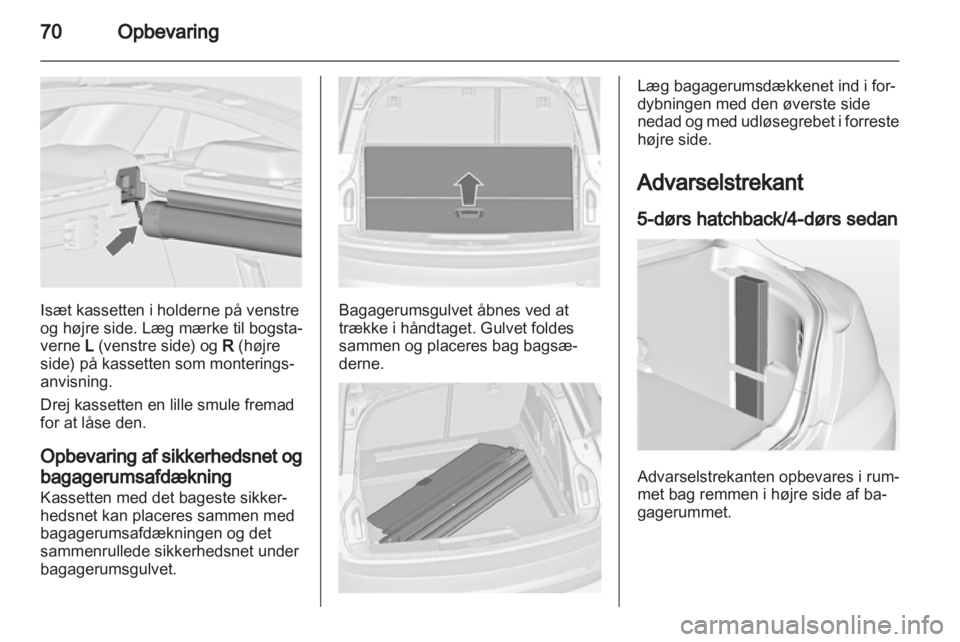 OPEL INSIGNIA 2012.5  Instruktionsbog (in Danish) 