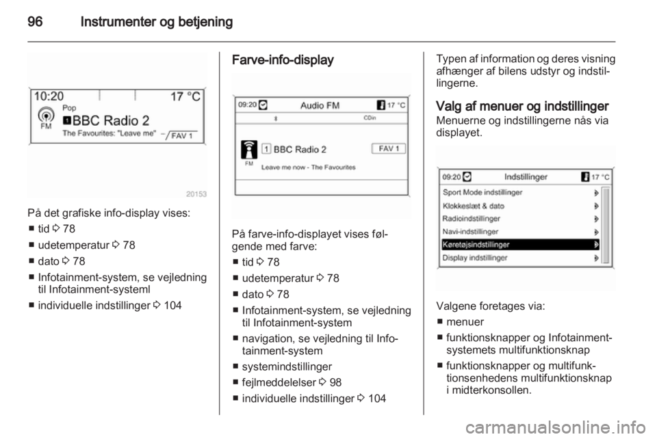 OPEL INSIGNIA 2012.5  Instruktionsbog (in Danish) 