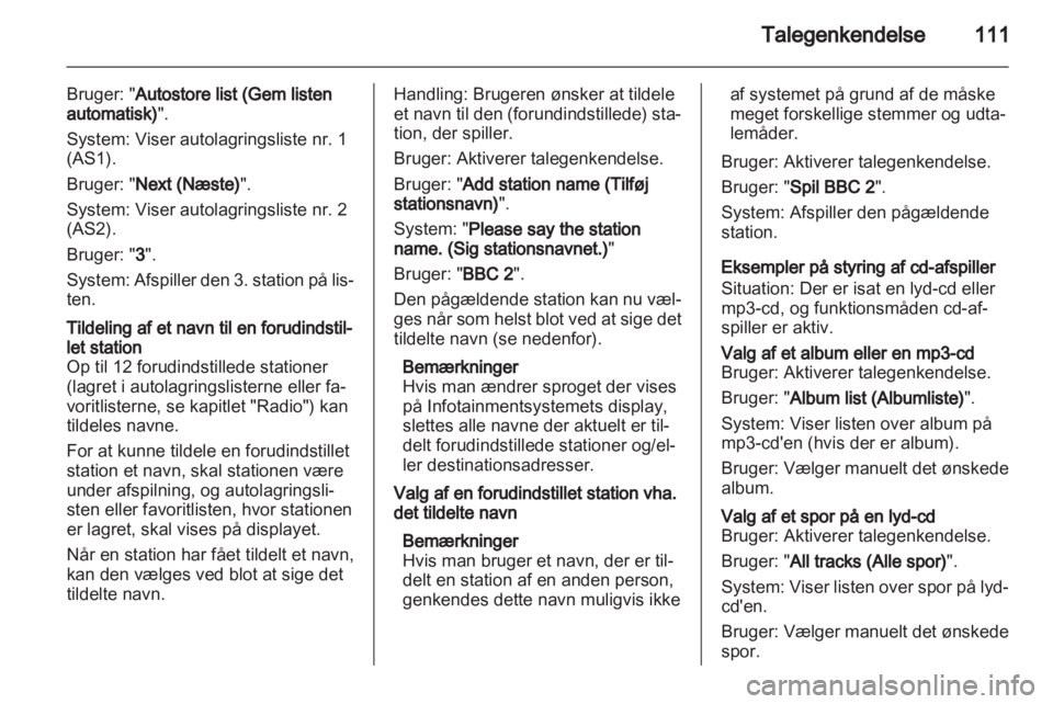 OPEL INSIGNIA 2013  Instruktionsbog til Infotainment (in Danish) 