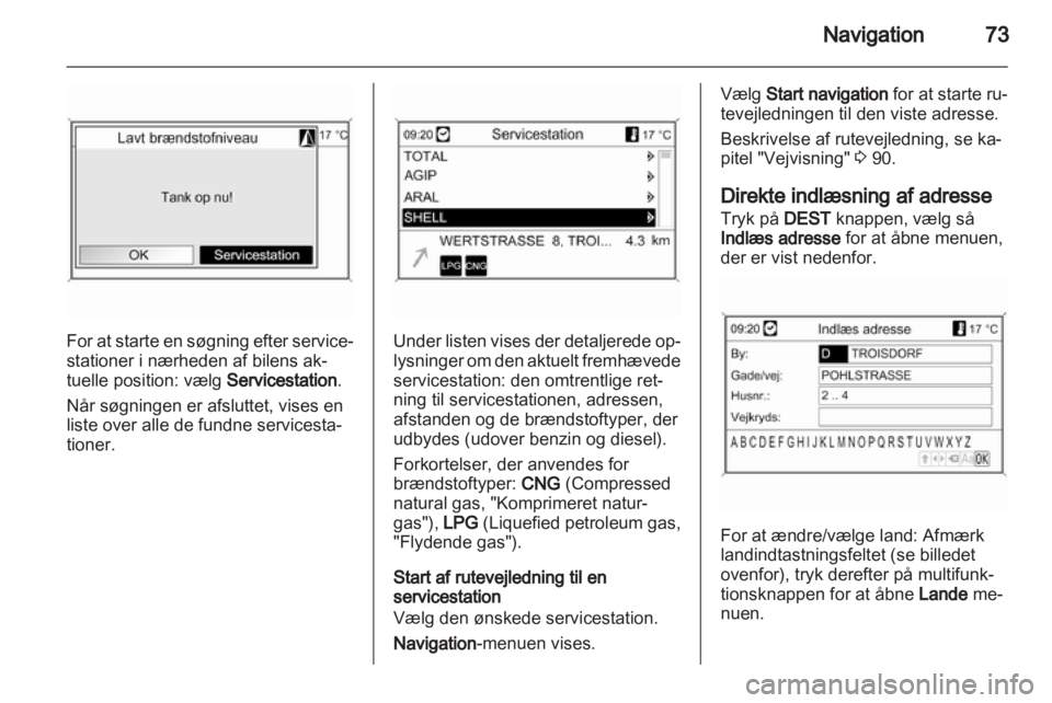 OPEL INSIGNIA 2013  Instruktionsbog til Infotainment (in Danish) 