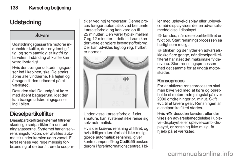 OPEL INSIGNIA 2013  Instruktionsbog (in Danish) 