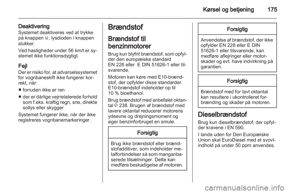 OPEL INSIGNIA 2013  Instruktionsbog (in Danish) 