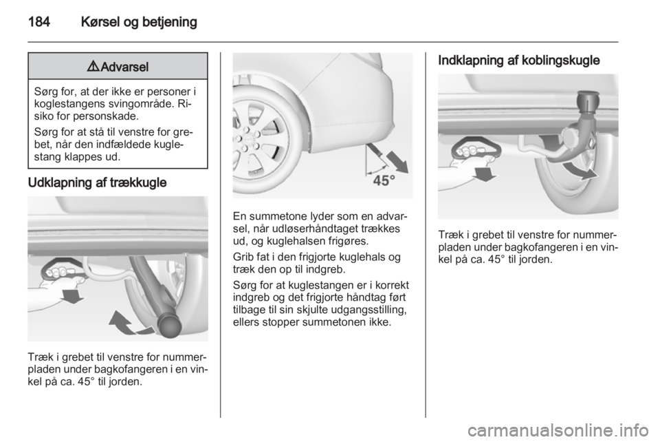 OPEL INSIGNIA 2013  Instruktionsbog (in Danish) 