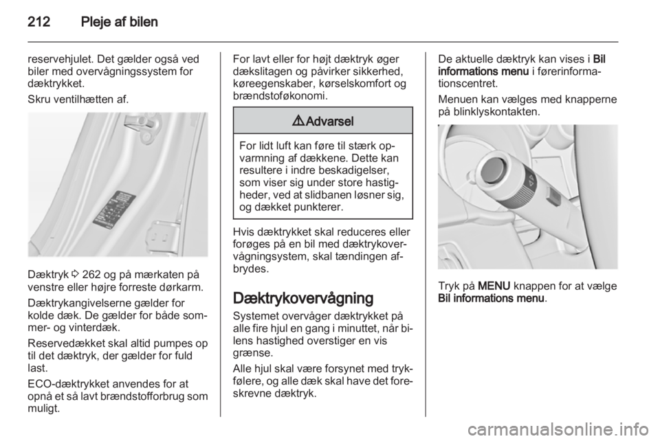 OPEL INSIGNIA 2013  Instruktionsbog (in Danish) 