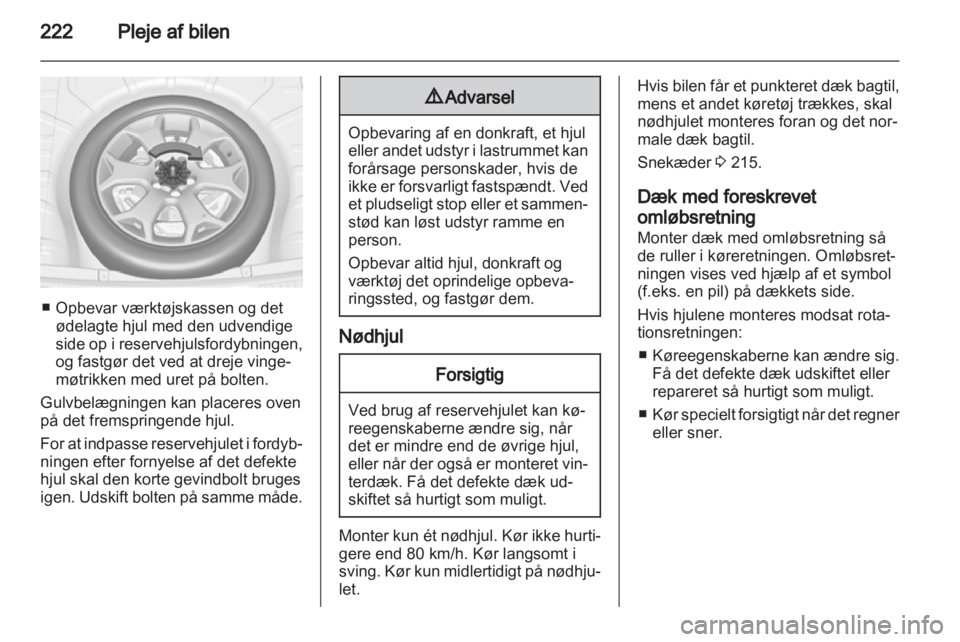 OPEL INSIGNIA 2013  Instruktionsbog (in Danish) 