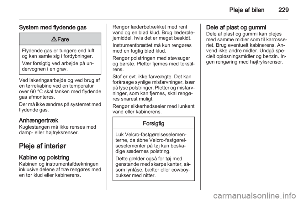 OPEL INSIGNIA 2013  Instruktionsbog (in Danish) 