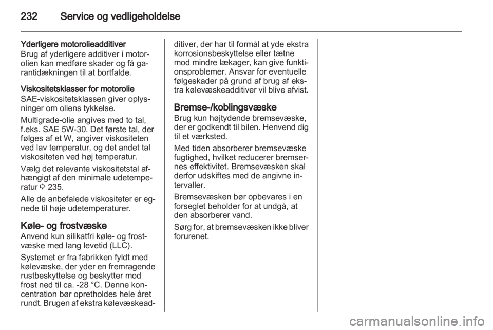 OPEL INSIGNIA 2013  Instruktionsbog (in Danish) 