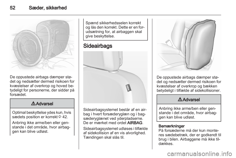 OPEL INSIGNIA 2013  Instruktionsbog (in Danish) 