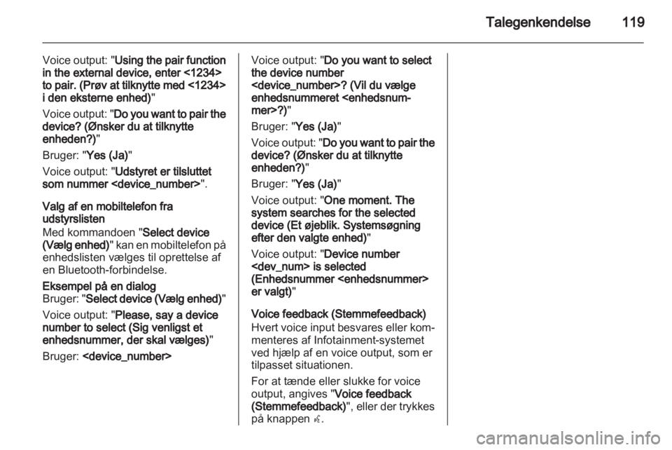 OPEL INSIGNIA 2013.5  Instruktionsbog til Infotainment (in Danish) 