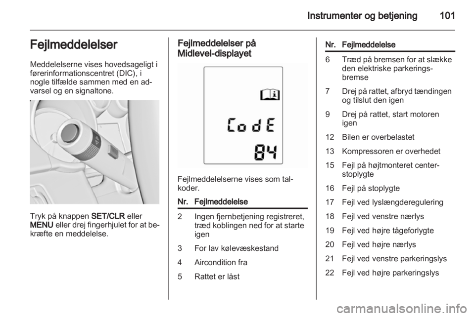 OPEL INSIGNIA 2013.5  Instruktionsbog (in Danish) 