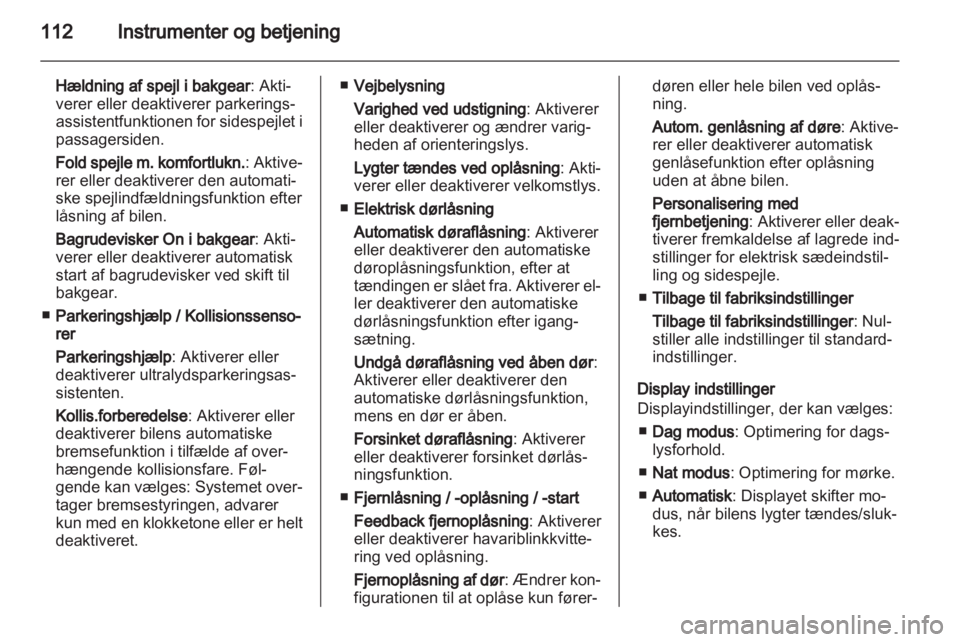 OPEL INSIGNIA 2013.5  Instruktionsbog (in Danish) 