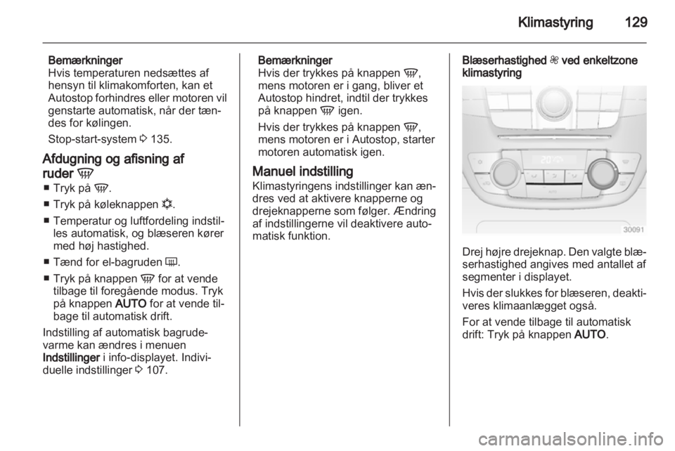 OPEL INSIGNIA 2013.5  Instruktionsbog (in Danish) 