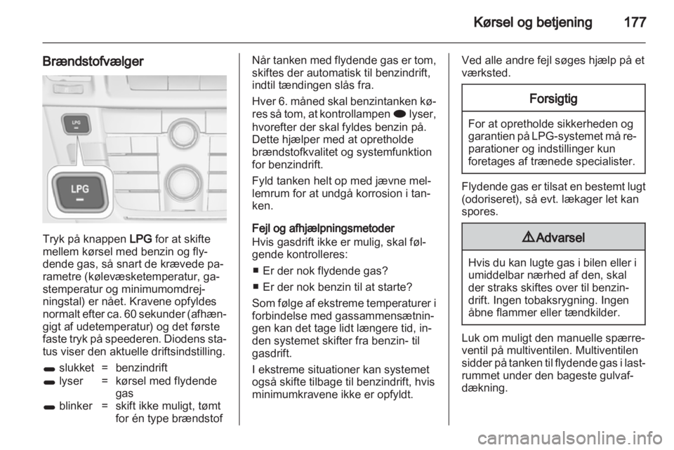 OPEL INSIGNIA 2013.5  Instruktionsbog (in Danish) 