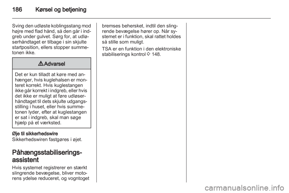 OPEL INSIGNIA 2013.5  Instruktionsbog (in Danish) 