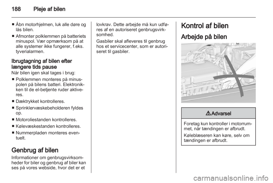 OPEL INSIGNIA 2013.5  Instruktionsbog (in Danish) 