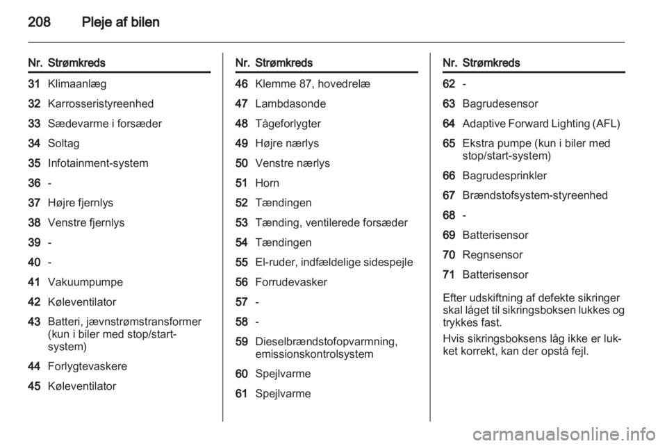 OPEL INSIGNIA 2013.5  Instruktionsbog (in Danish) 