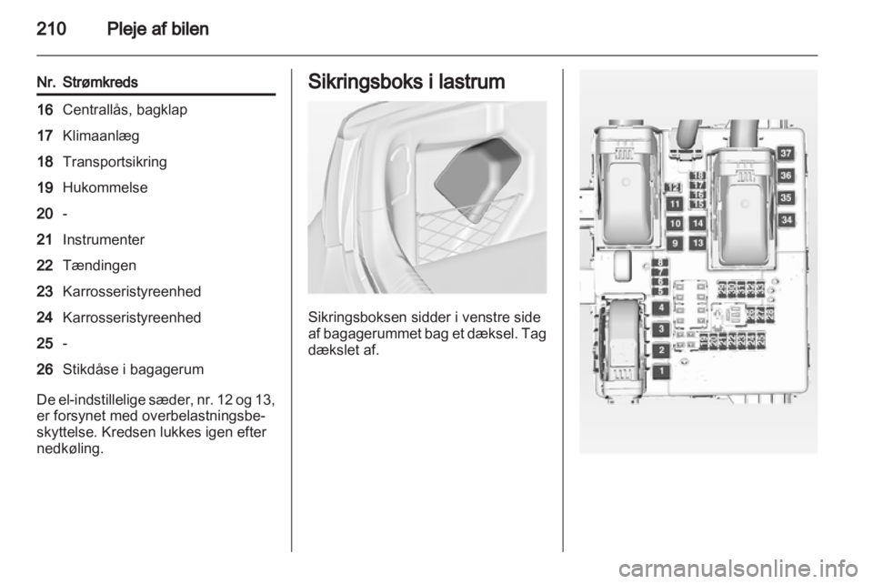 OPEL INSIGNIA 2013.5  Instruktionsbog (in Danish) 