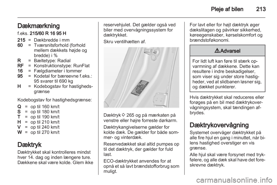 OPEL INSIGNIA 2013.5  Instruktionsbog (in Danish) 