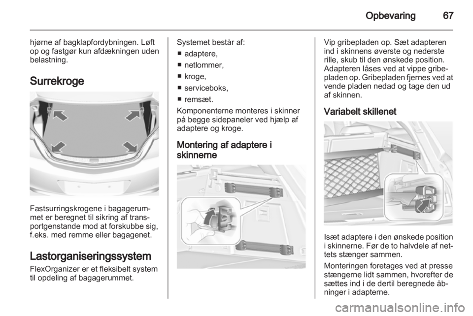 OPEL INSIGNIA 2013.5  Instruktionsbog (in Danish) 