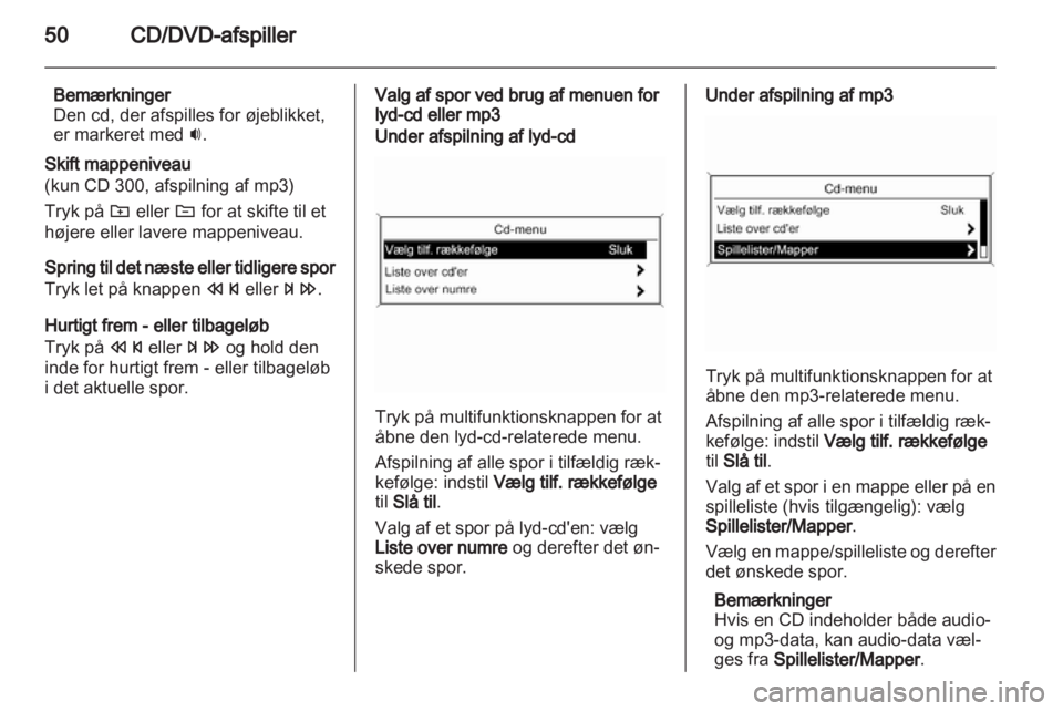 OPEL MERIVA 2011  Instruktionsbog til Infotainment (in Danish) 