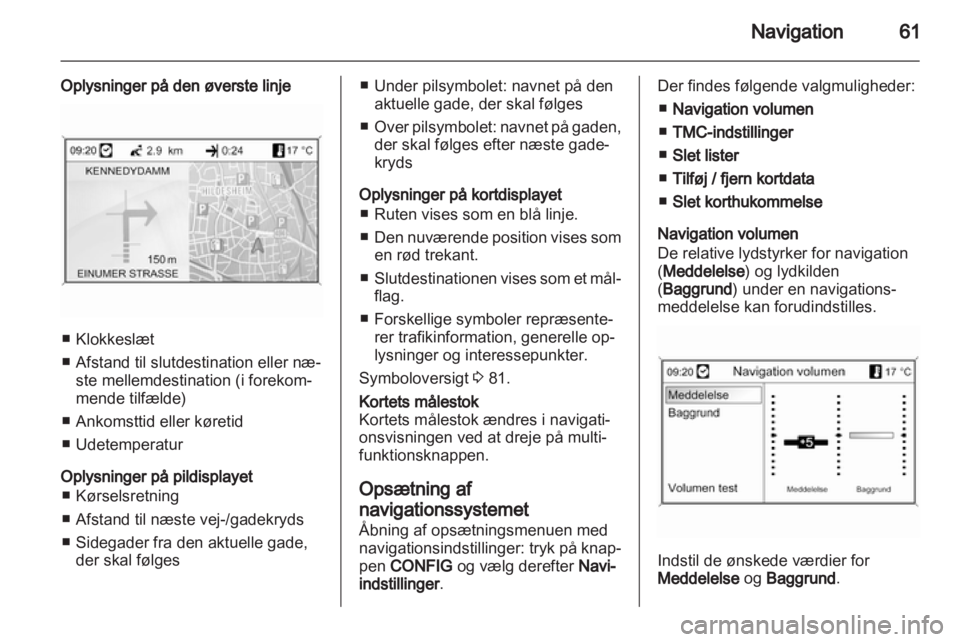 OPEL MERIVA 2011  Instruktionsbog til Infotainment (in Danish) 