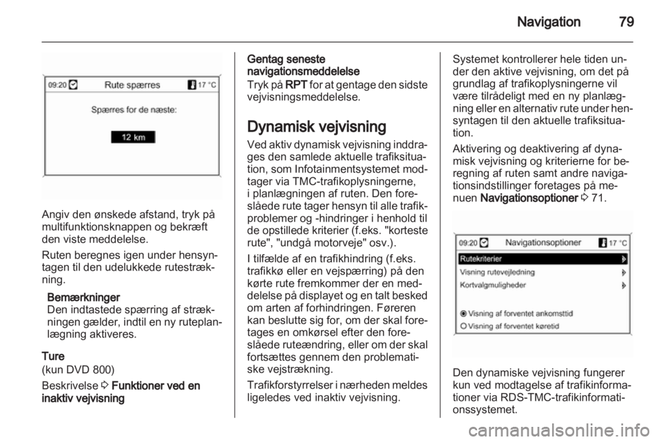 OPEL MERIVA 2011  Instruktionsbog til Infotainment (in Danish) 