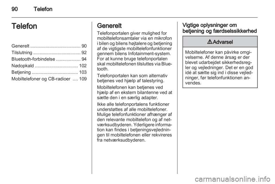 OPEL MERIVA 2011  Instruktionsbog til Infotainment (in Danish) 