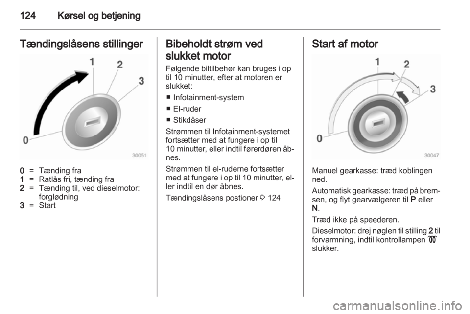 OPEL MERIVA 2011  Instruktionsbog (in Danish) 