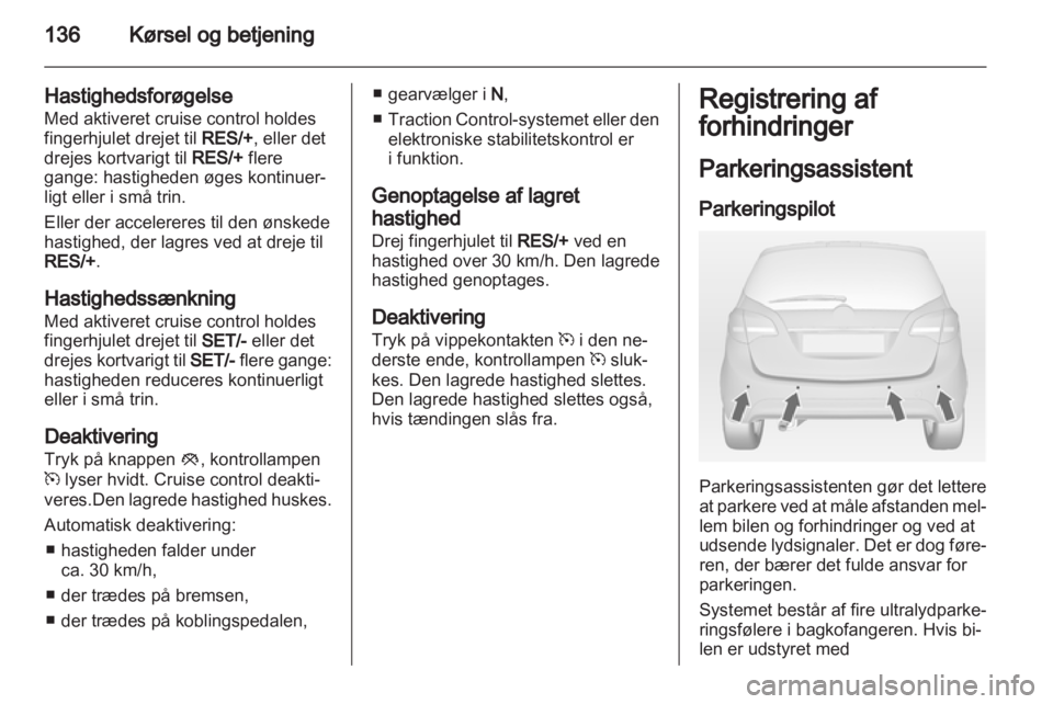 OPEL MERIVA 2011  Instruktionsbog (in Danish) 
