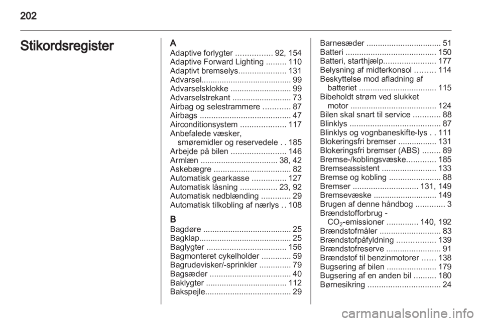 OPEL MERIVA 2011  Instruktionsbog (in Danish) 