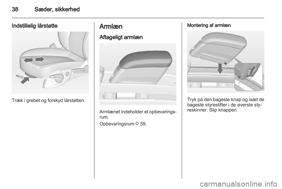 OPEL MERIVA 2011  Instruktionsbog (in Danish) 