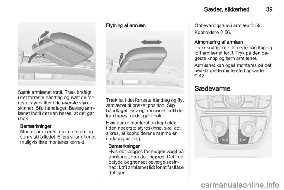 OPEL MERIVA 2011  Instruktionsbog (in Danish) 