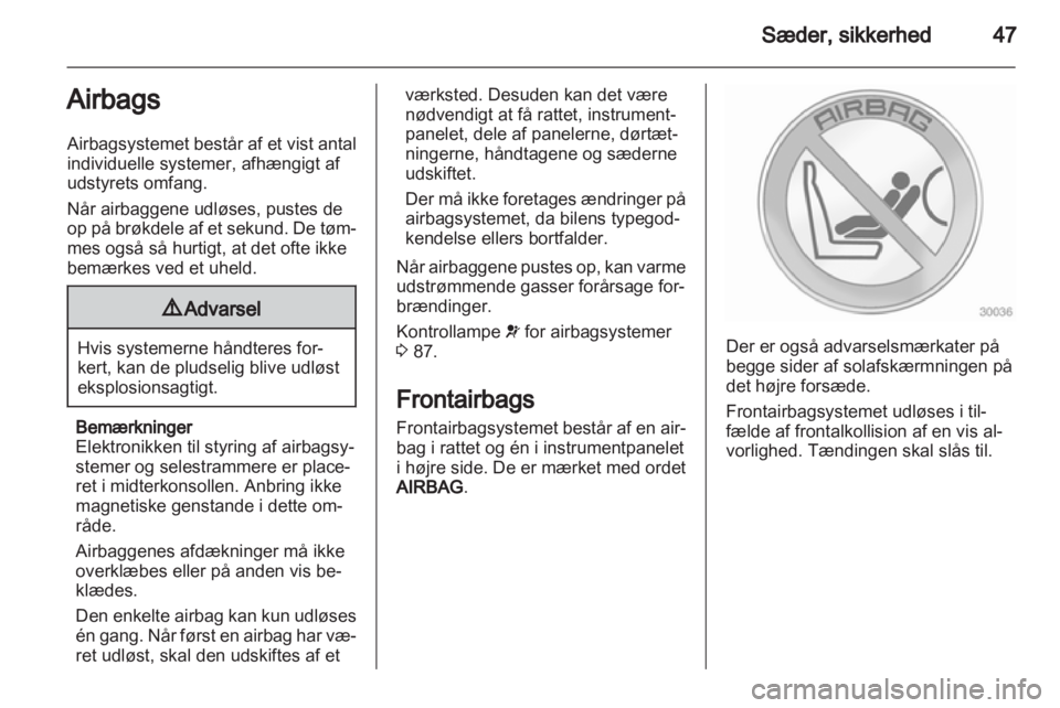 OPEL MERIVA 2011  Instruktionsbog (in Danish) 