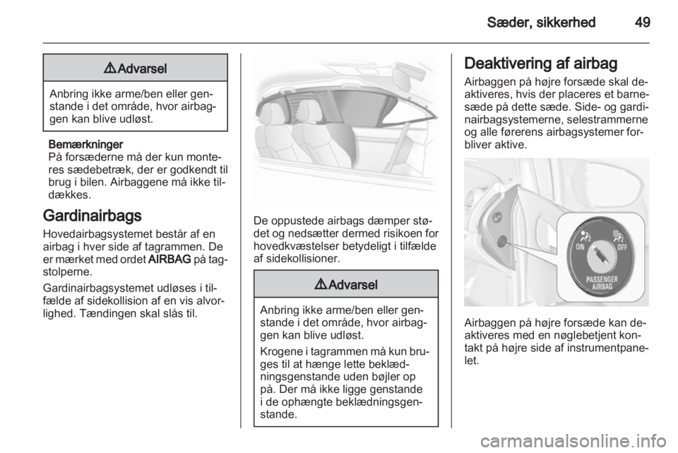 OPEL MERIVA 2011  Instruktionsbog (in Danish) 