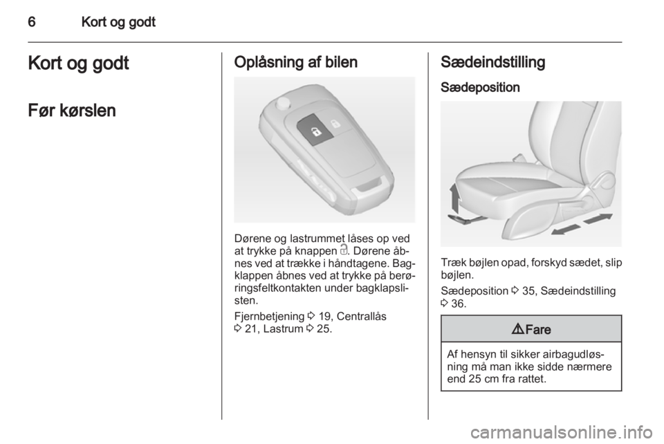OPEL MERIVA 2011  Instruktionsbog (in Danish) 